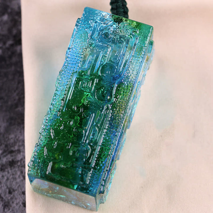 Pieza de arte de cristal Liuli hecha a mano Feng Shui, decoración para el hogar y la Oficina