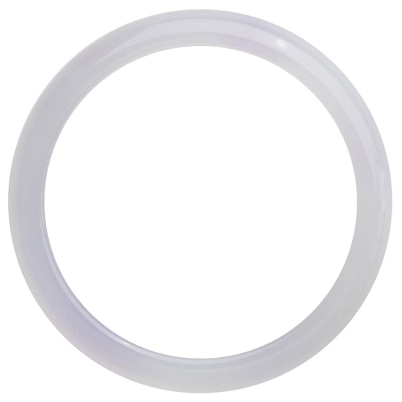 Brazalete de pulsera positiva de armonía de calcedonia natural con Buddha Stones