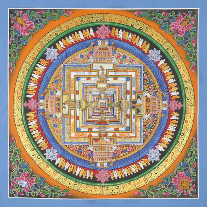 Buddha Stones tibetano Thangka pintura bendición decoración hecha a mano