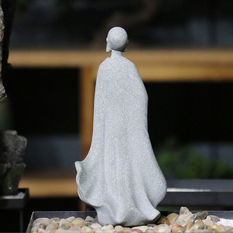 Buddha Stones Meditación Buda Monje Serenidad Decoración del Hogar