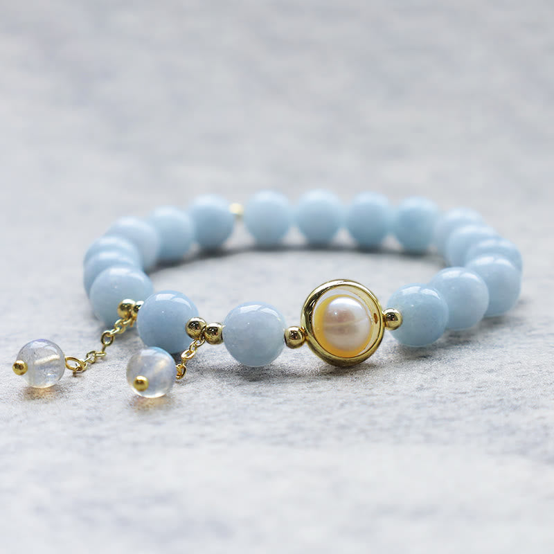 Pulsera con dijes de cuentas de Buddha Stones
