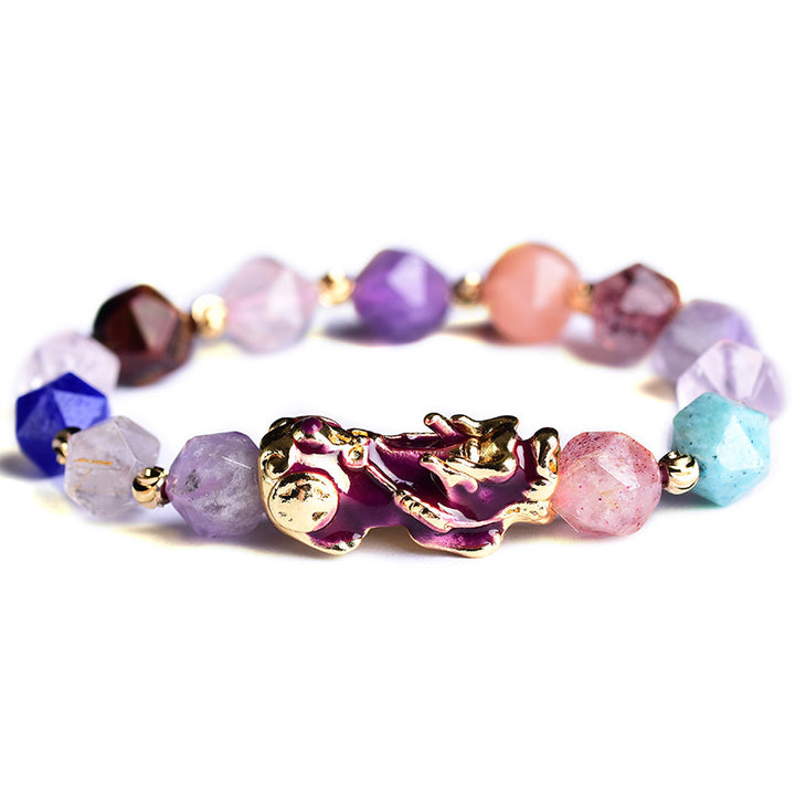 Pulsera de la suerte FengShui PiXiu Amatista