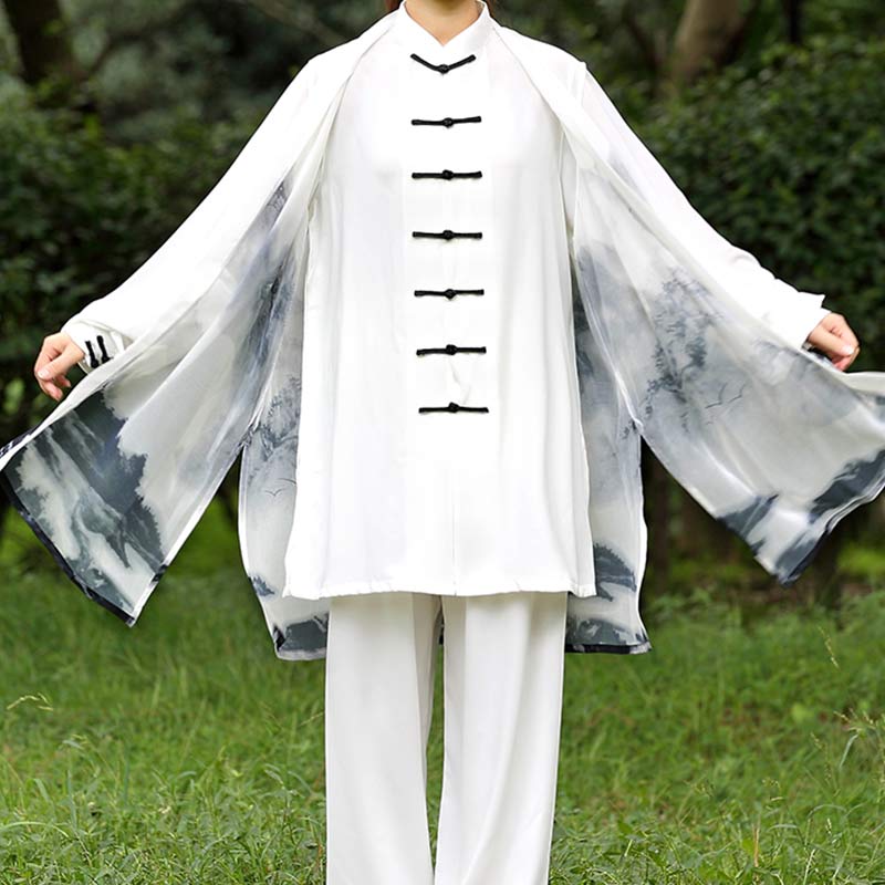Conjunto de 3 piezas de ropa unisex para práctica de meditación, oración, tai chi, zen y qigong. - image 3