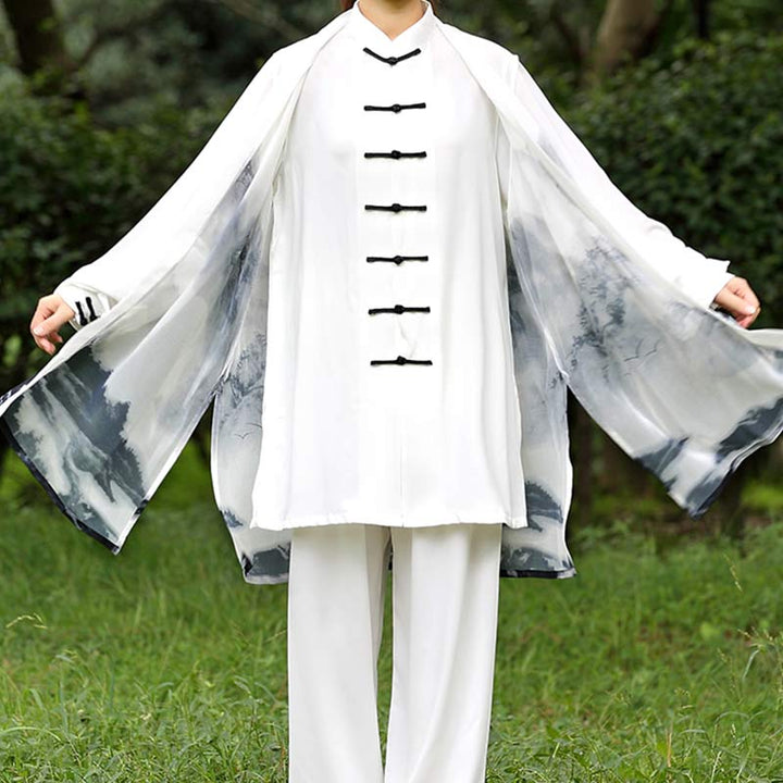 Conjunto de 3 piezas de ropa unisex para práctica de meditación, oración, tai chi, zen y qigong. - image 3