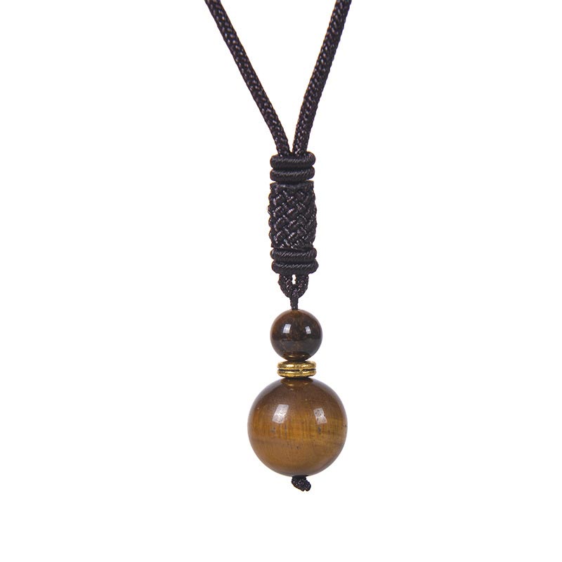 Collar de armonía de jade tibetano con Buddha Stones