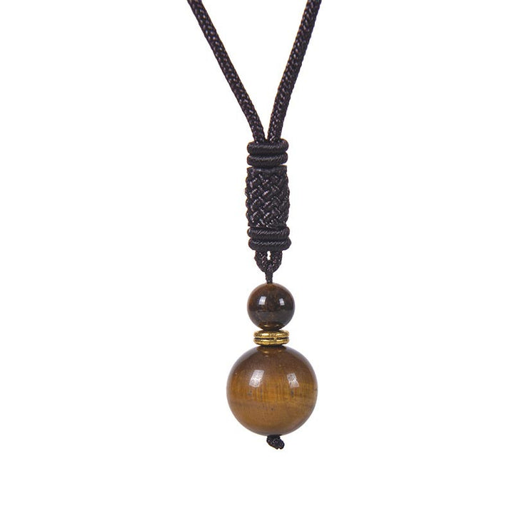 Collar de armonía de jade tibetano con Buddha Stones