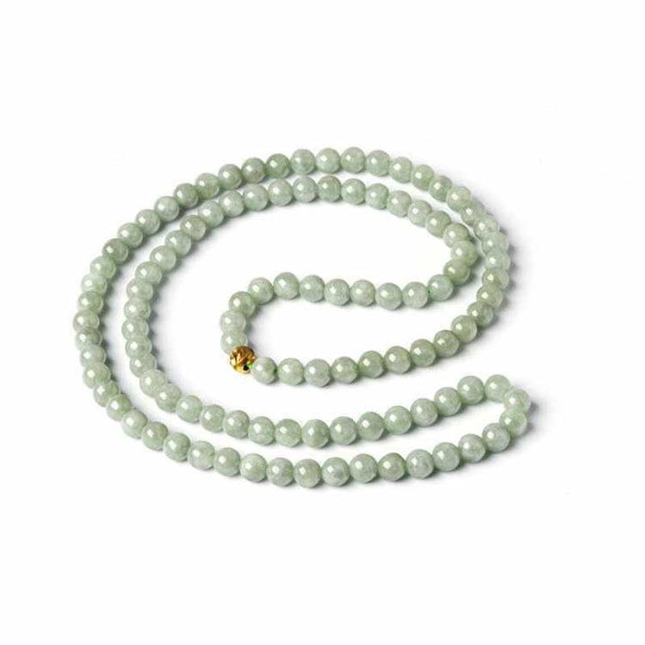 Pulsera de la Suerte de Jade de 108 Cuentas Mala