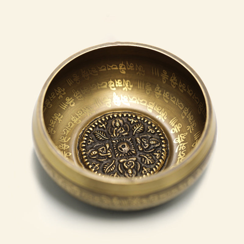 Buddha Stones Juego de cuencos tibetanos artesanales para yoga, atención plena y meditación. - image 14