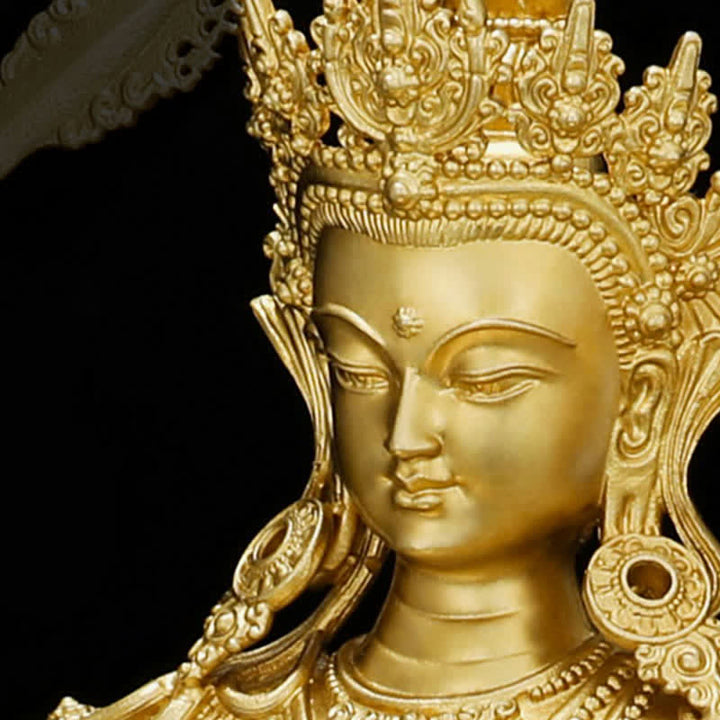 Figura de Buda medicinal Shakyamuni Amitabha, estatua de cobre de serenidad, decoración del hogar
