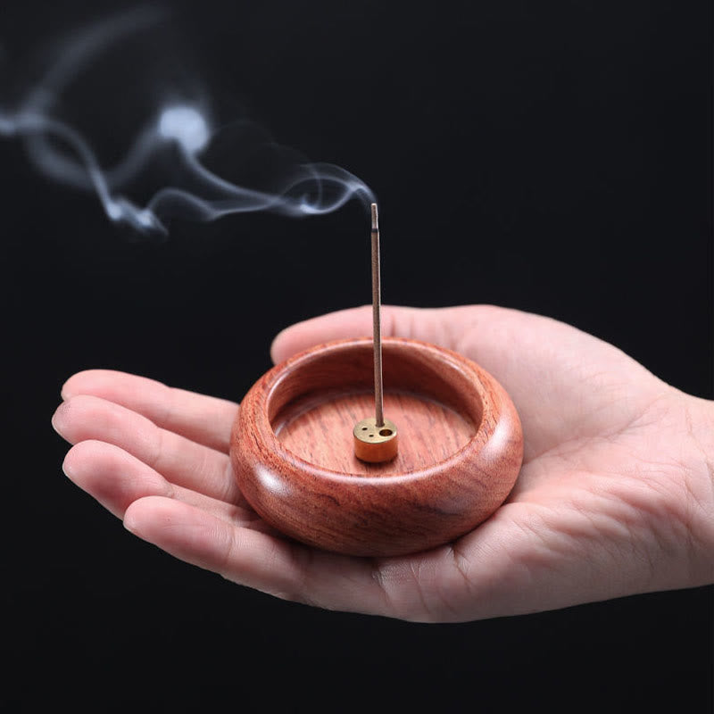 Buddha Stones Mini madera de ébano, palisandro, palo curativo para meditación, decoración de quemador de incienso - image 8