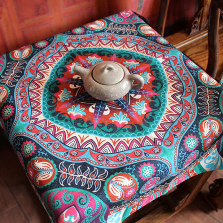 Mantel Boho Mandala, decoración de la cubierta de la mesa del hogar