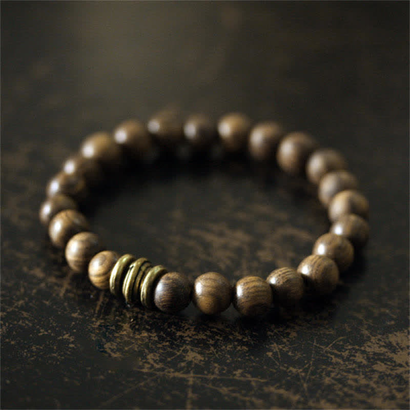 Pulsera de protección de sándalo tibetano con Buddha Stones - image 4