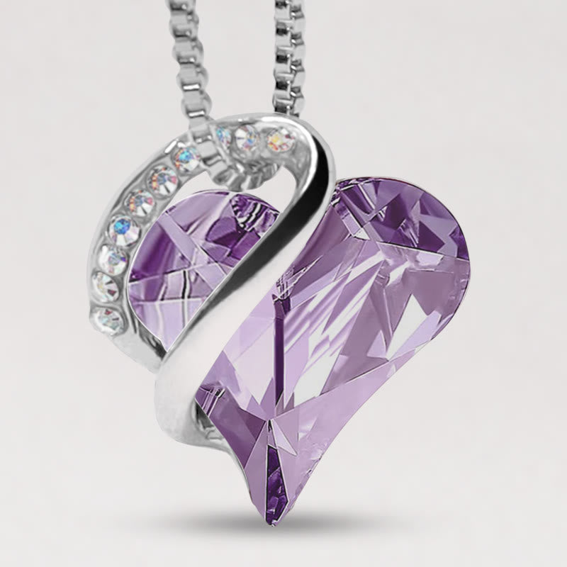 Colgante de collar de energía curativa con piedra natal de corazón de amor de Buddha Stones