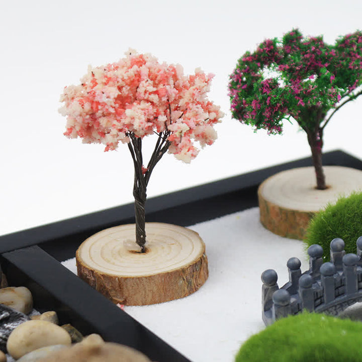 Buddha Stones Símbolo De Buda Árbol Paisaje Meditación Calma Decoración De Jardín Zen