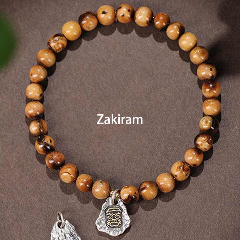 Pulsera de plata de ley 925 con Buddha Stones, sauce marino dorado Natural, Zakiram, diosa de la riqueza, suerte, Fu, carácter, éxito
