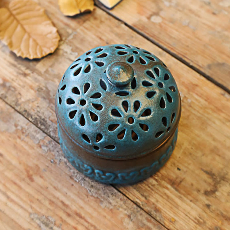 Quemador de incienso pequeño de cerámica para meditación espiritual, Mini Buddha Stones , decoración