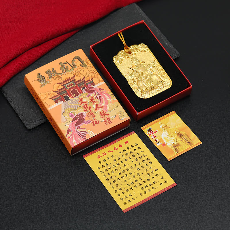 Buddha Stones Feng Shui, estrella auspiciosa, pluma Wenchang, Pagoda, pez Koi, decoración colgante para coche