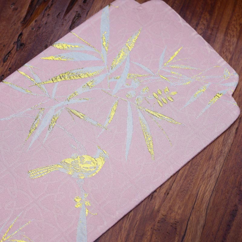 Posavasos para taza de té con diseño de brocado floral elegante