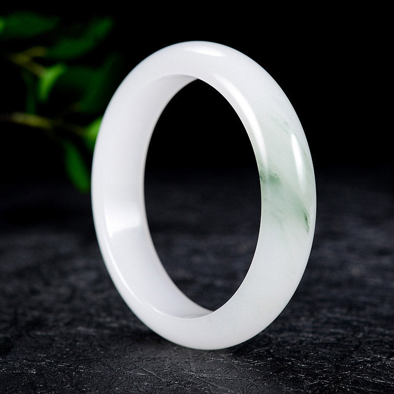 Brazalete curativo de la suerte de jade natural
