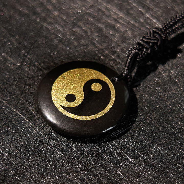 Buddha Stones, varios cristales, amatista, ojo de tigre, Aventurina verde, Yin Yang, collar espiritual, colgante