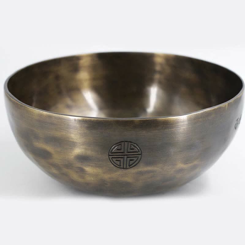 Cuenco tibetano de luna llena con arcoíris lunar, hecho a mano para sanación y meditación. Juego de cuencos de sonido de energía positiva. - image 6