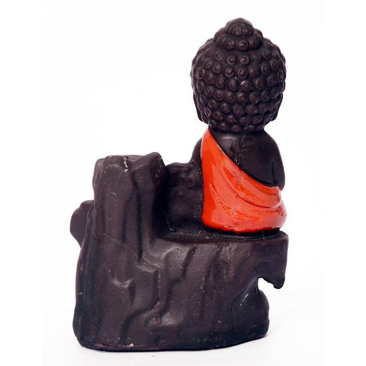 Quemador de incienso de bendición de cerámica, fuente de humo de reflujo de Buddha Stones , decoración