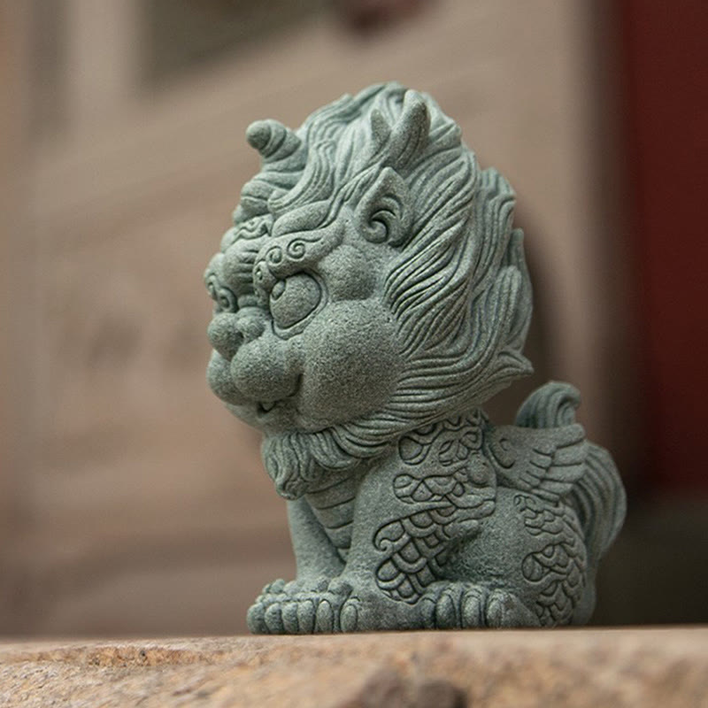 Buddha Stones FengShui pequeño PiXiu riqueza suerte decoración del hogar