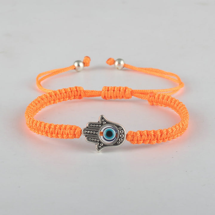 Pulsera hecha a mano con Buddha Stones, símbolo de Hamsa, protección de la suerte