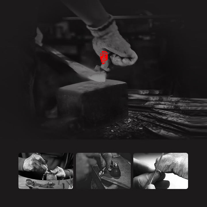 Pulsera de metal creativa con diseño tallado de Om Mani Padme Hum de plata de ley 925 con Buddha Stones - image 17