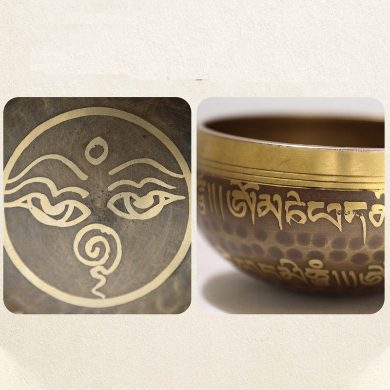 Juego de cuencos tibetanos artesanales para yoga y meditación. - image 9