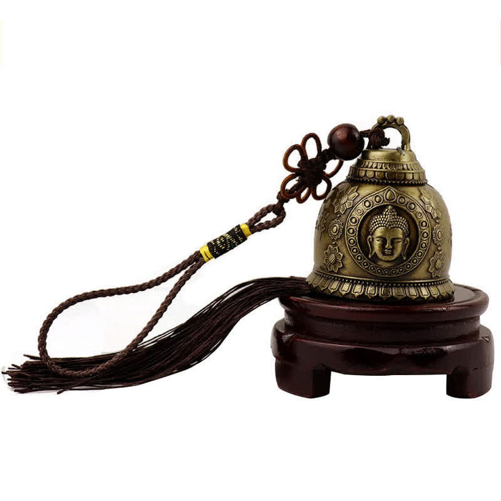 Feng Shui Buda Koi pez Fénix carillón de viento campana suerte decoración colgante de pared - image 2