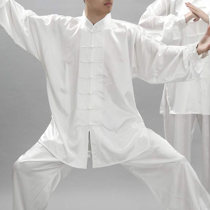 Conjunto de ropa unisex con patrón simple de Buddha Stones para meditación, oración, espiritualidad, tai chi, qigong y práctica - image 11