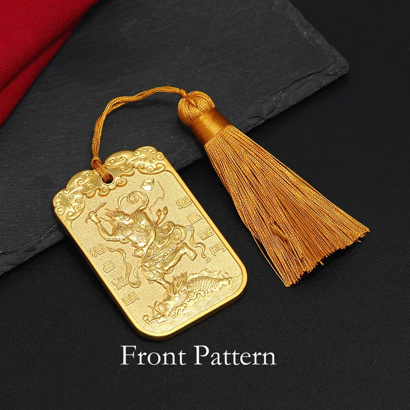 Buddha Stones Feng Shui, estrella auspiciosa, pluma Wenchang, Pagoda, pez Koi, decoración colgante para coche