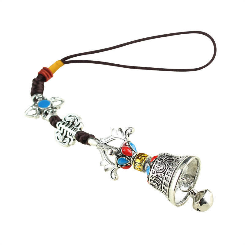 Tíbet Om Mani Padme Hum Vajra Dorje Decoración espiritual para colgar en el coche