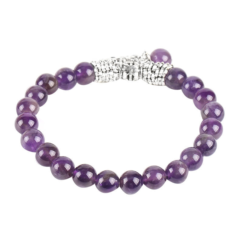 Pulsera elástica con amuleto de la suerte, árbol de la vida, Buddha Stones