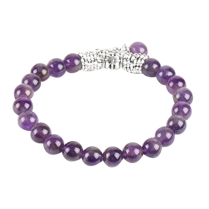 Pulsera elástica con amuleto de la suerte, árbol de la vida, Buddha Stones