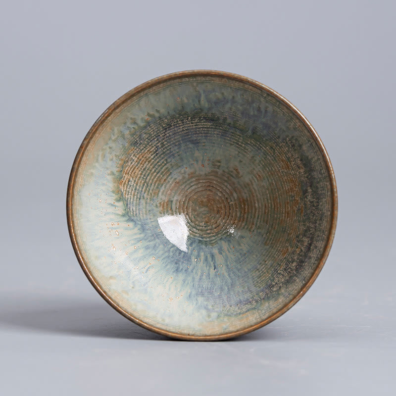 Buddha Stones Jingdezhen pintadas a mano Ru Kiln porcelana Hanfu niña flor taza de té de cerámica tazas de té Kung Fu
