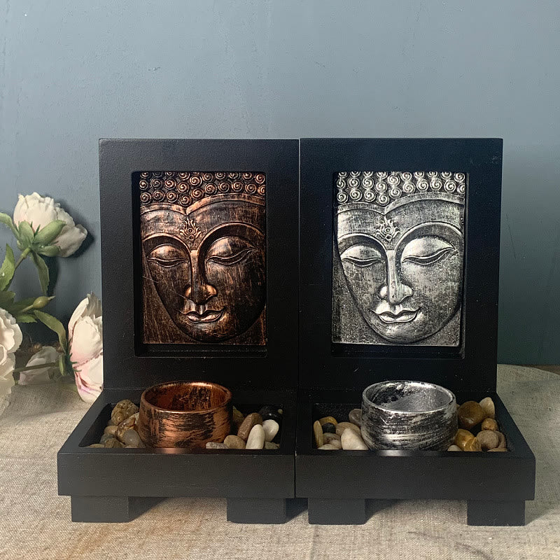 Buddha Stones Buda Compasión Serenidad Hogar Oración Altar Zen Decoración