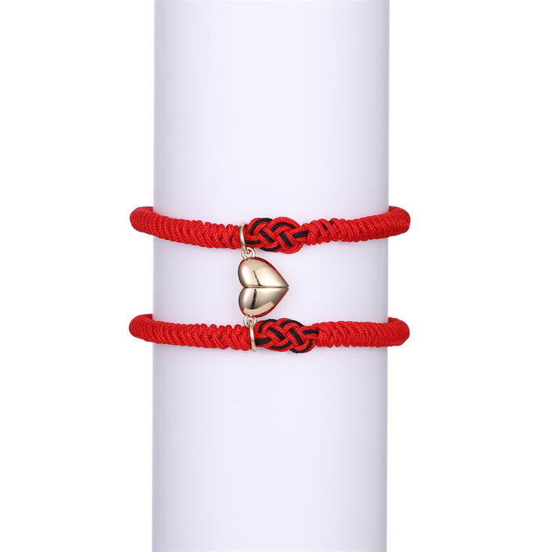 Pulsera de cuerda de protección con nudo chino de la suerte tibetana, Buddha Stones , 2 uds.