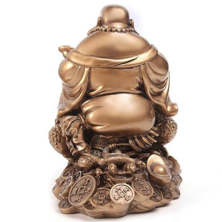 Decoración de adorno de sapo FengShui Maitreya