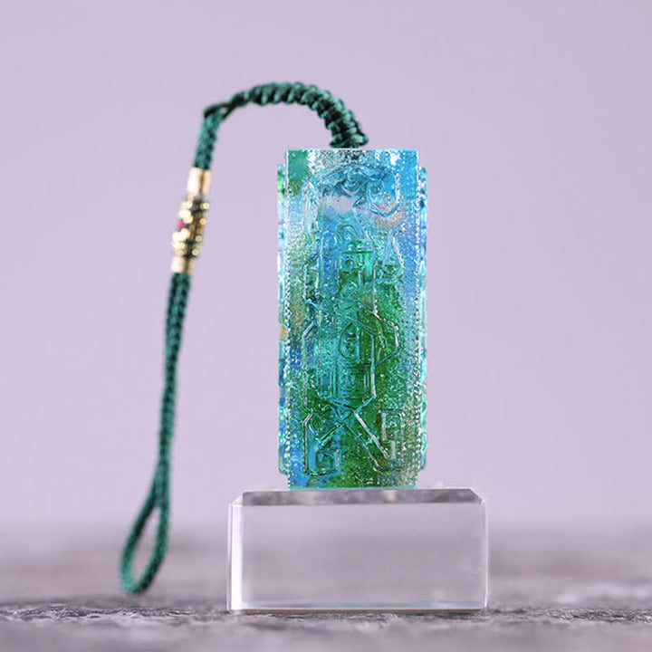 Pieza de arte de cristal Liuli hecha a mano Feng Shui, decoración para el hogar y la Oficina - image 6