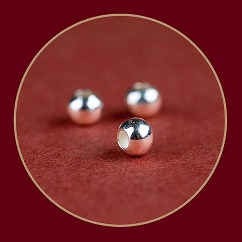 Pulsera tobillera de hilo rojo de la suerte con protección de nudo infinito de plata de ley 925 con Buddha Stones - image 11