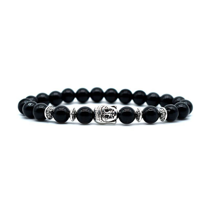 Pulsera curativa de amor con amatista y Buddha Stones