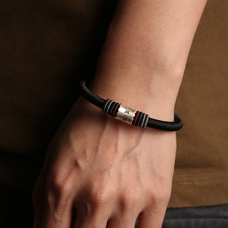 Pulsera con hebilla magnética de plata de ley 999 con Buddha Stones Om Mani Padme Hum Peace - image 8