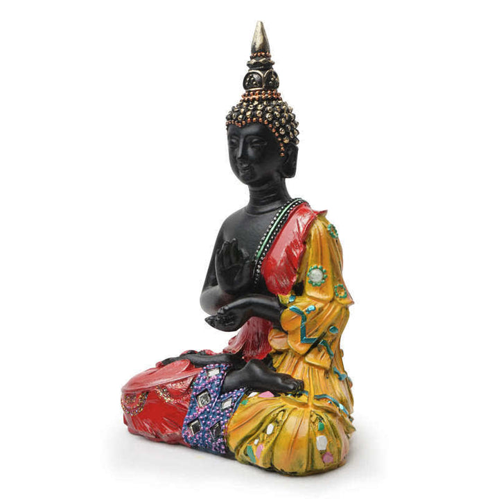 Decoración de estatua de resina de serenidad de Buda tailandés