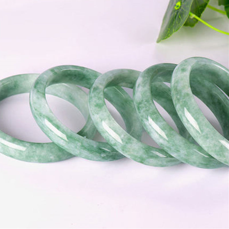 Pulsera de prosperidad de jade natural con Buddha Stones