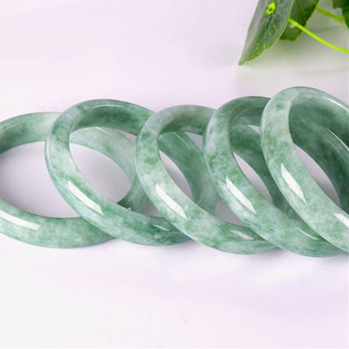 Pulsera de prosperidad de jade natural con Buddha Stones