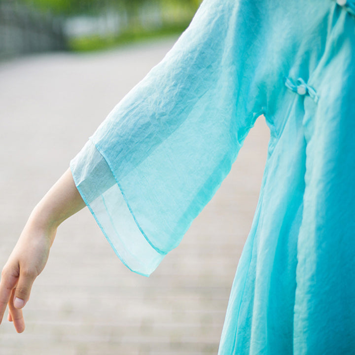 Juego de 3 piezas de ropa de gasa para yoga, Buddha Stones , uniforme, meditación, práctica Zen, para mujer - image 10