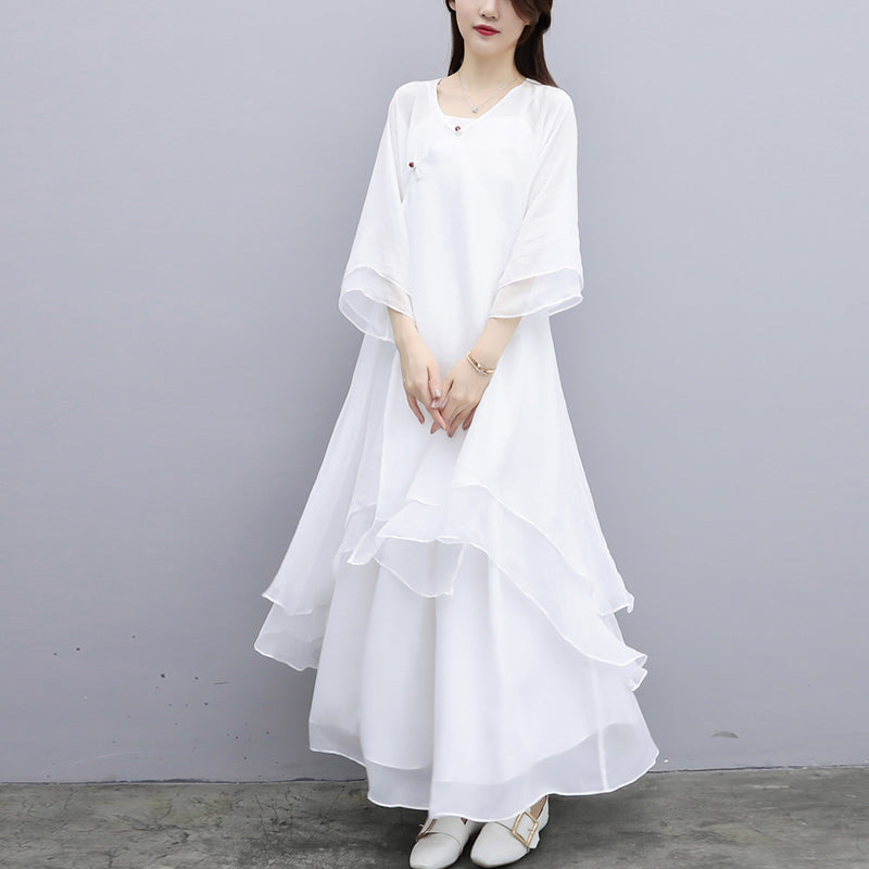 Juego de 3 piezas de ropa de gasa para yoga, Buddha Stones , uniforme, meditación, práctica Zen, para mujer - image 22