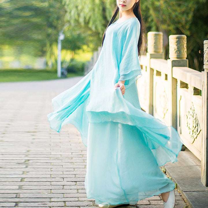 Juego de 3 piezas de ropa de gasa para yoga, Buddha Stones , uniforme, meditación, práctica Zen, para mujer - image 1